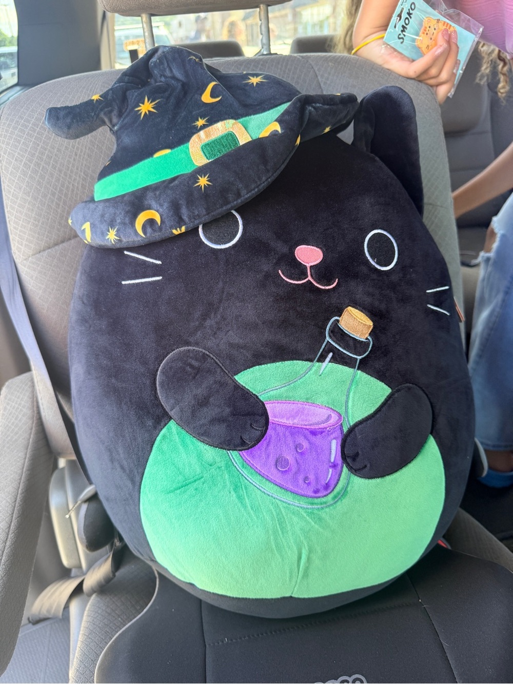 Halloween Black Cat Squishmallow Plush 16”